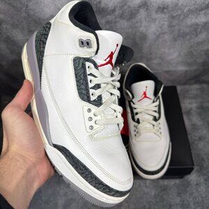 Size 10.5 | Jordan 3 Cement Grey With Box No Lid | Pre-Owned
